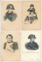 NAPOLEON - 10 db RÉGI kőnyomatos képeslap / 10 pre-1945 unused postcards
