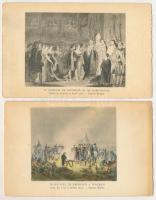 NAPOLEON - 10 db RÉGI képeslap, kőnyomatos is / 10 pre-1945 postcards