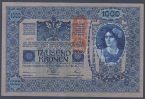 1902. 1000K (5x) "3703-30707" egymásutáni sorszámmal, "Deutschösterreich" felülb...