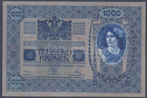1902. 1000K (5x) "3703-30707" egymásutáni sorszámmal, "Deutschösterreich" felülb...