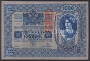 1902. 1000K (5x) "3703-30707" egymásutáni sorszámmal, "Deutschösterreich" felülb...