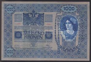 1902. 1000K (5x) "3703-30707" egymásutáni sorszámmal, "Deutschösterreich" felülb...