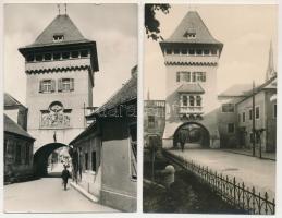 51 db MODERN fekete-fehér magyar város képeslap / 51 modern black and white Hungarian town postcards