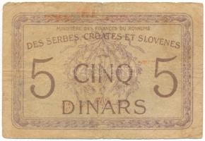 Jugoszlávia / Szerb-Horvát-Szlovén Királyság 1919. 5D "20K" felülbélyegzéssel, "036,1...