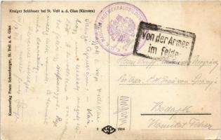 1916 Sankt Veit an der Glan (Kärnten), Kraiger Schlösser. Kunstverlag Franz Schneeberger / castle / ...
