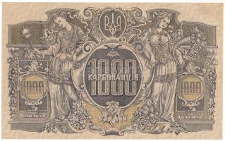Ukrajna 1918. Autonóm Köztársaság / 1000K "AE699985" T:XF
Ukraine 1918. Autonomous Republ...
