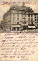 1906 Budapest VII. Petánovits József Hotel Metropole szálloda és kávéház reklámja. Czettel és Deutsc...
