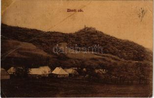 1911 Zboró, Zborov; zborói vár. Friedmann József kiadása 848. (W.L. ?) / Zborovsky hrad / castle rui...
