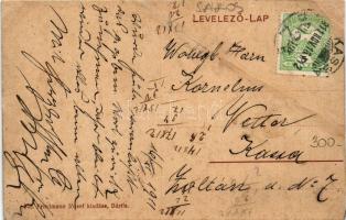 1911 Zboró, Zborov; zborói vár. Friedmann József kiadása 848. (W.L. ?) / Zborovsky hrad / castle rui...