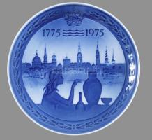 2 darab Royal Copenhagen dísztányér, 1975, 1979, jelzett, hibátlan, d: 18 cm