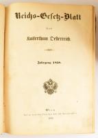 1858 Reichs-Gesetz-Blatt für das Kaiserthum Oesterreich, 722p
