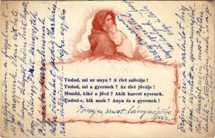 1930 Tudod, mi az anya? Kiadja az Országos Stefánia Szövetség az anyák és csecsemők védelmére / Hung...