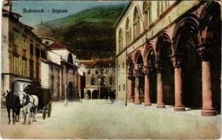 1915 Dubrovnik, Ragusa; utca / street view (EM)