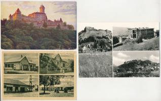7 db RÉGI és MODERN város képeslap / 7 pre-1945 and modern town postcards