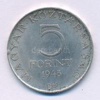 1948. 5Ft Ag "Petőfi" T:AU patina
Adamo EM1