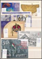 2000-2003 13 db blokk és emlékív (20.700)