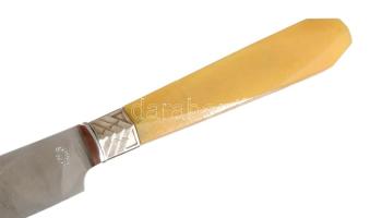 J. Micheron francia art deco kés készlet, 2x12 darab, sérüléssel, díszdobozban