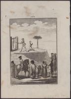 ca 1800 Kivégzőhely Sollerer - Kohl rézmetszet + 2 harctéri rézmetszet 12x17 / 19x25 cm