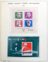 Gyűjtemény 1973-1980 Schaubek falcmentes előnyomott albumban