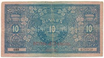 Jugoszlávia / Szerb-Horvát-Szlovén Királyság 1919. 10D piros "40K" felülbélyegzéssel T:VG
...