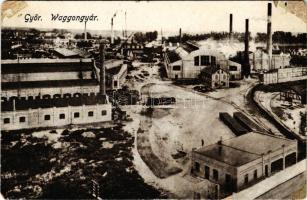Győr, Waggongyár, iparvasút (EM)