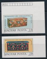 1981 Bélyegnap (54.) ívszéli vágott sor