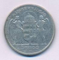 1930. 5P Ag "Horthy jobbra" kapszulában T:F patina
Adamo P8
