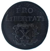 1705. X Poltura Cu "II. Rákóczi Ferenc" "PRO LIBERTATE" kapszulában (7,98g) T:XF...