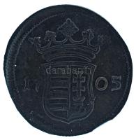 1705. X Poltura Cu "II. Rákóczi Ferenc" "PRO LIBERTATE" kapszulában (7,98g) T:XF...