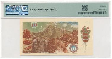 Csehszlovákia 1986. 10K "V65 579402" eredeti PMG tokban T:UNC (66 Gem Uncirculated)
Czech...