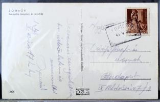 Képeslapok, levelek, bélyegek, levélberakóban