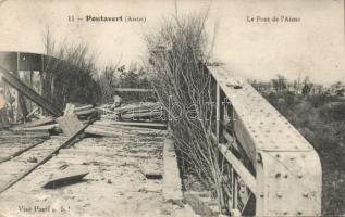 Pontavert bridge demolished