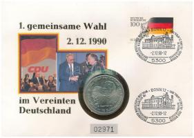 Német Szövetségi Köztársaság 1990. "Első közös választás 1990. december 1. az egyesült Németors...