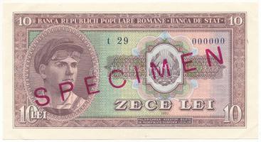 Románia 1952. 10L "t29 000000" "SPECIMEN" felülnyomással T:AU sarokhajlások
Rom...