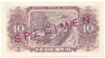Románia 1952. 10L "t29 000000" "SPECIMEN" felülnyomással T:AU sarokhajlások
Rom...