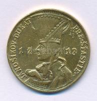 Csehszlovákia 1963(DN) "Jánošíkov Dukát 1713" kétoldalas, aranyozott fém filmes zseton. 19...