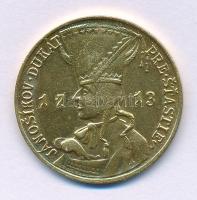 Csehszlovákia 1963(DN) "Jánošíkov Dukát 1713" kétoldalas, aranyozott fém filmes zseton. 19...