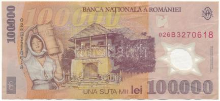 Románia 2001. 100.000L "026B3270618" T:F
Romania 2001. 100.000 Lei "026B3270618&quot...
