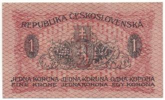 Csehszlovákia 1919. 1K "066" T:AU,XF hajtatlan, de hajlások és sarokhajlások
Czechoslovak...