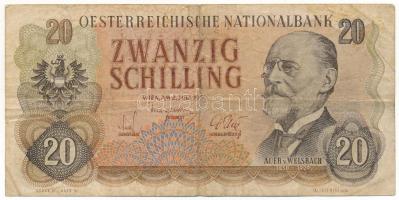 Ausztria 1956. 20Sch "EN 034980" T:F,VG
Austria 1956. 20 Shilling "EN 034980" C...