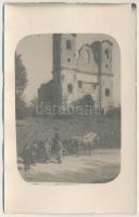 1914 Vágsziklás, Szkalka, Skalka nad Váhom; Apátsági romok a Vágvölgyben / abbey ruins in Povazie. p...
