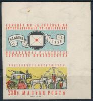 1959 FIP (II.) ívsarki szelvényes vágott bélyeg