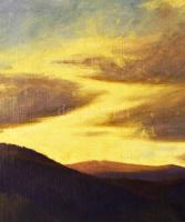 Benkhard Ágost (1882-1961): Miskolc környéki táj, 1922. Olaj, vászon, jelezve jobbra lent. 86×100 cm...