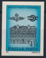 1987 100 éves a vasúttiszt képzés vágott bélyeg