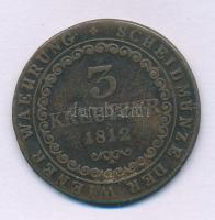 1812B 3kr Cu "I. Ferenc" Körmöcbánya T:VF,F karc
Hungary 1812B 3 Kreuzers Cu "Franz ...