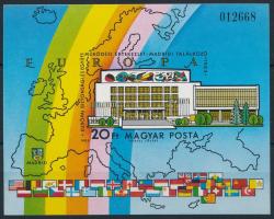 1983 Európai Biztonsági és Együttműködési Értekezlet VII. - Madrid vágott blokk (4.000)