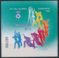 1983 Téli Olimpia (VII.) - Szarajevó vágott blokk (4.000)