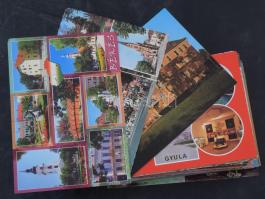 100 db MODERN megíratlan magyar város képeslap / 100 modern unused Hungarian town postcards