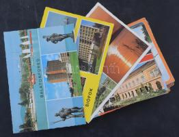 BALATON - 80 db MODERN osztott város képeslap / 80 modern multi-view postcards