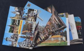 87 db MODERN megíratlan külföldi város képeslap / 87 modern unused town postcards